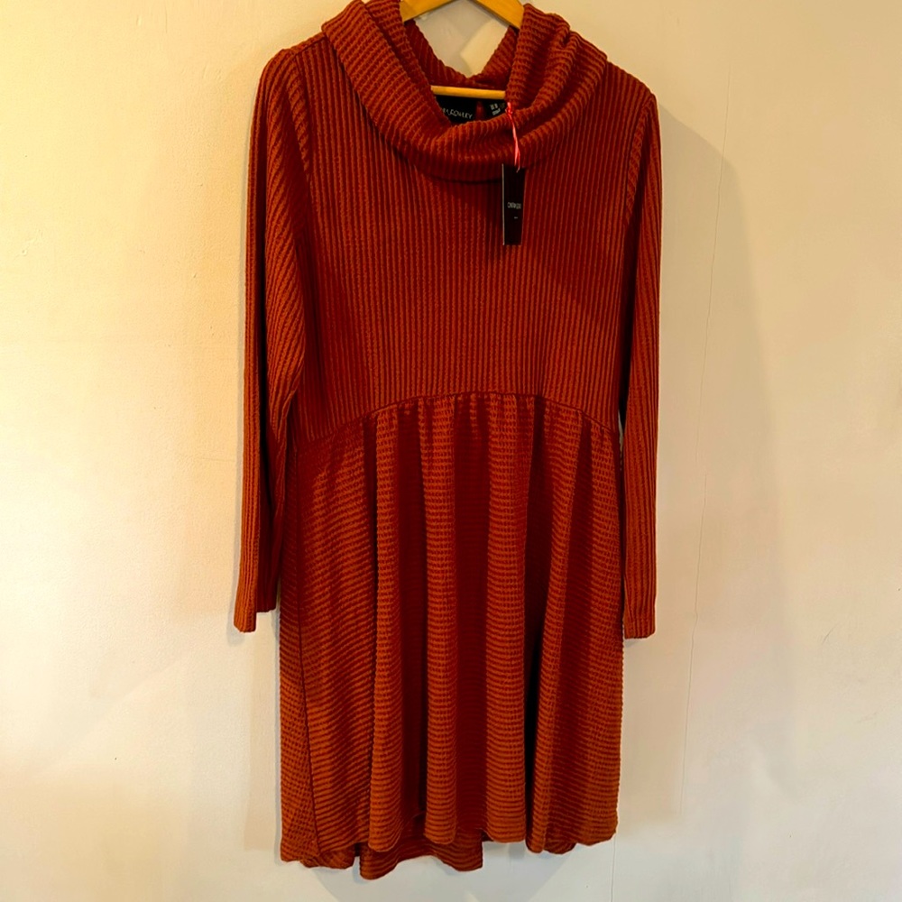 Cynthia Rowley cowl neck dress